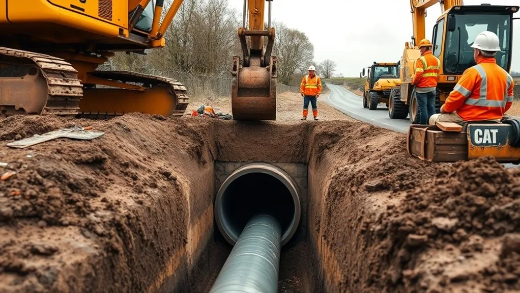 Pipe Ramming in Faversham | Driving Pipes Under Roads, Walls & Buildings