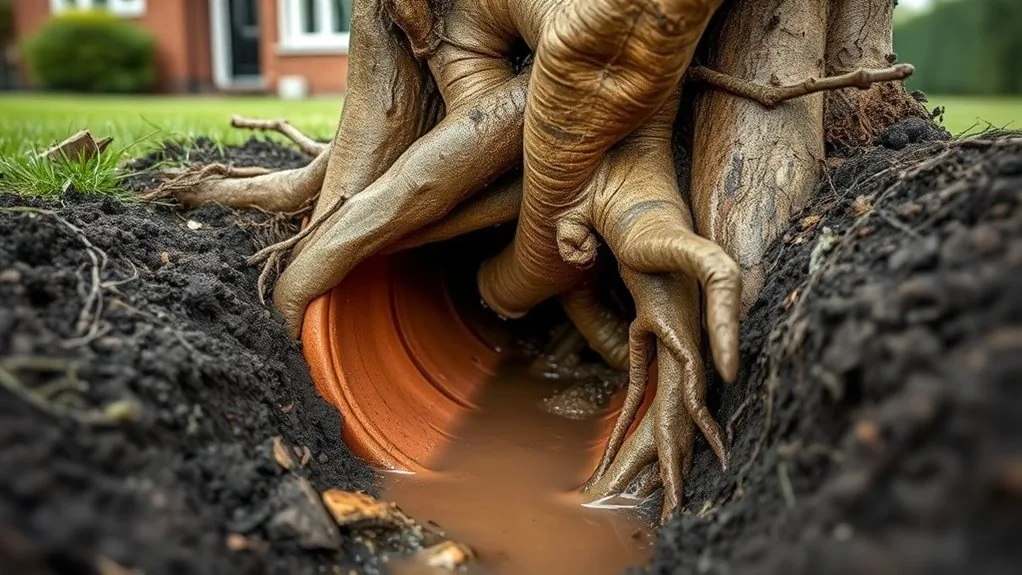Tree Root Damage in Drains | Detection & Removal in Faversham